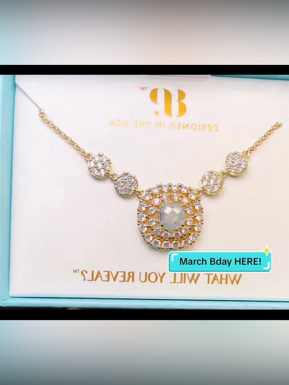 Bomb Party March Birthday 2026 Necklace